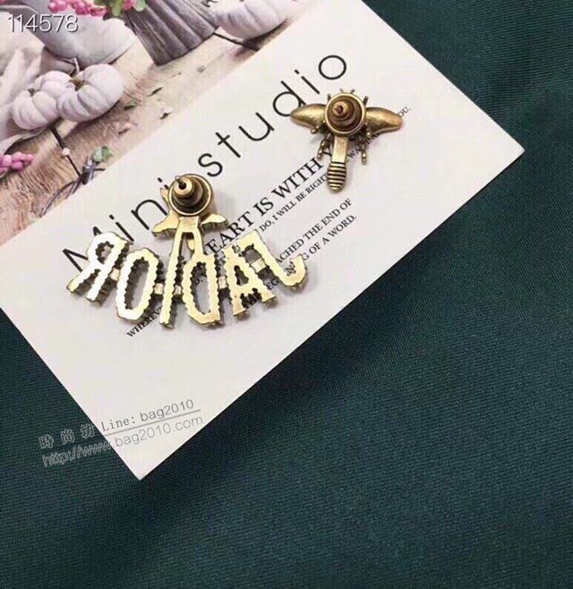 Dior飾品 迪奧經典熱銷款個性密蜂耳釘耳環  zgd1148